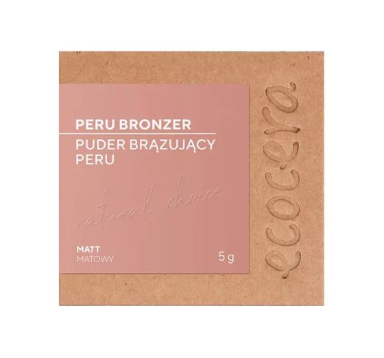 ECOCERA NATURAL CHOICE БРОНЗУЮЧА ПУДРА ВКЛАД-РЕФІЛ ДО МАГНІТНОЇ ПАЛЕТКИ PERU 5Г