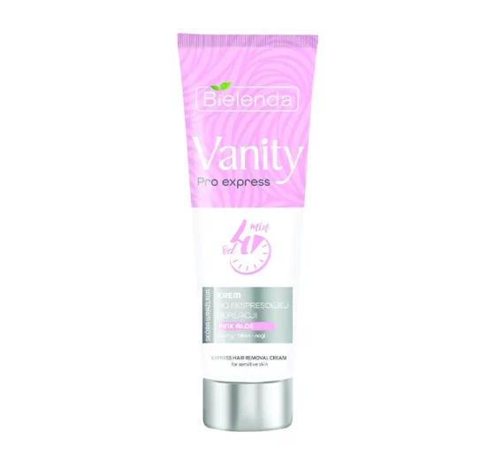 BIELENDA VANITY PRO EXPRESS КРЕМ ДЛЯ ДЕПИЛЯЦИИ PINK ALOE 75МЛ