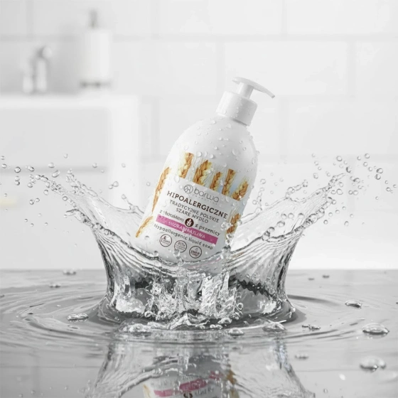 Barwa Гипоаллергенное традиционное польское серое жидкое мыло Пшеница 500 мл