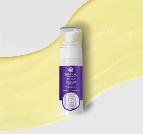 Нажмите на картинку, чтобы ее увеличить BasicLab Esteticus корректирующая сыворотка для лица 0,05% чистого ретиналя 30 мл
