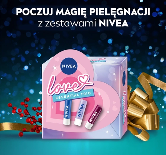 Нажмите на картинку, чтобы ее увеличить NIVEA Love Essential Trio набор гигиенических помад 3 x 4,8 г