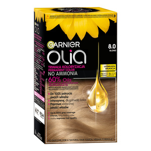 GARNIER OLIA СТОЙКАЯ КРАСКА ДЛЯ ВОЛОС БЕЗ АММИАКА 8.0 БЛОНД