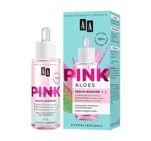 AA PINK ALOES ИНТЕНСИВНО УВЛАЖНЯЮЩАЯ СЫВОРОТКА BOOSTER ДЛЯ ЛИЦА 30МЛ