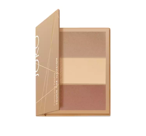JOKO TOUCH THE ILLUSION ПАЛЕТКА ДЛЯ КОНТУРИРОВАНИЯ 02 COCOA 10,5Г