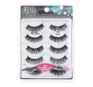 ARDELL РЕСНИЦЫ 101 DEMI 5 PACK ЧЕРНЫЕ АППЛИКАТОР