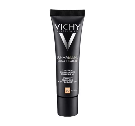 VICHY DERMABLEND 3D CORRECTION ВЫРАВНЯЮЩЕЕ ТОНАЛЬНОЕ СРЕДСТВО 20 VANILLA 30МЛ