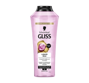 GLISS LIQUID SILK SHINE SHAMPOO ШАМПУНЬ ДЛЯ МАТОВОГО І ЛАМКОГО ВОЛОССЯ 400МЛ