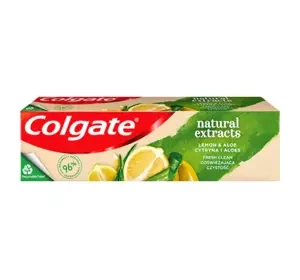 COLGATE NATURAL EXTRACTS LEMON & ALOE ЗУБНАЯ ПАСТА 75МЛ