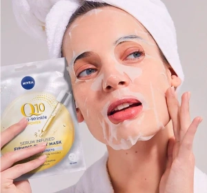 NIVEA Q10 POWER ТКАНЕВАЯ МАСКА С СЫВОРОТКОЙ ПРОТИВ МОРЩИН 1 ШТ