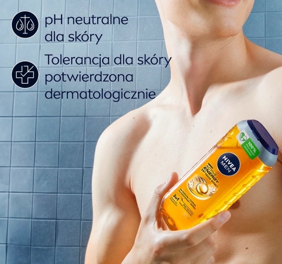 NIVEA MEN NIVEA MEN ACTIVE ENERGY 24 FRESH EFFECT ГЕЛЬ ДЛЯ ДУША ДЛЯ МУЖЧИН 500МЛ