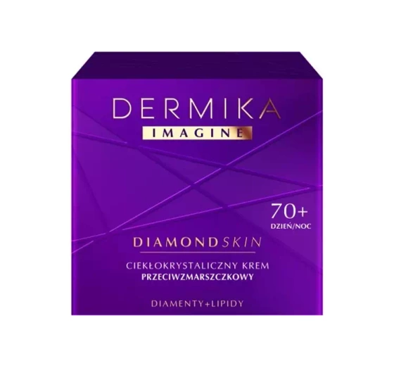 Натисніть на картинку, щоб її збільшити DERMIKA IMAGINE DIAMOND SKIN РІДКОКРИСТАЛІЧНИЙ КРЕМ ПРОТИ ЗМОРШОК НА ДЕНЬ І НІЧ 70+ 50МЛ