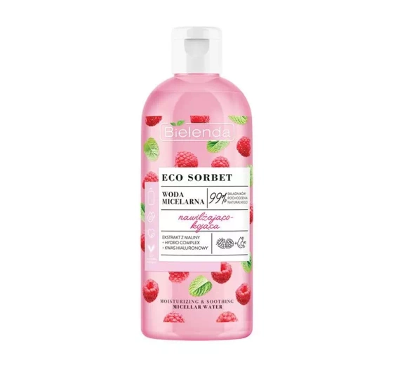BIELENDA ECO SORBET RASPBERRY МИЦЕЛЛЯРНАЯ ВОДА 500МЛ