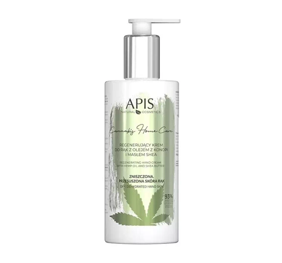 APIS CANNABIS HOME CARE РЕГЕНЕРИРУЮЩИЙ КРЕМ ДЛЯ РУК 300МЛ