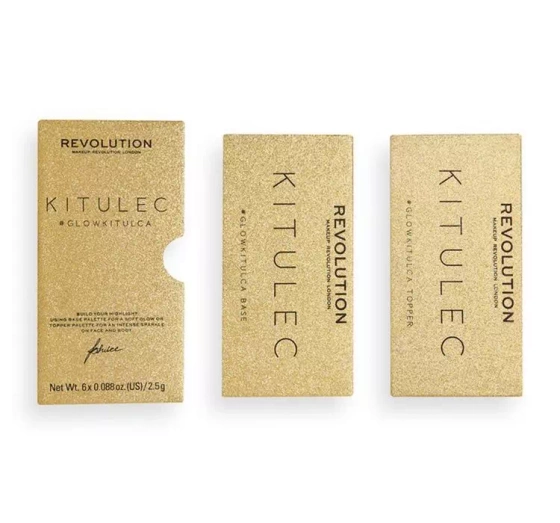 MAKEUP REVOLUTION x KITULEC ПАЛЕТКА ХАЙЛАЙТЕРІВ GLOWKITULCA 6x2,5Г