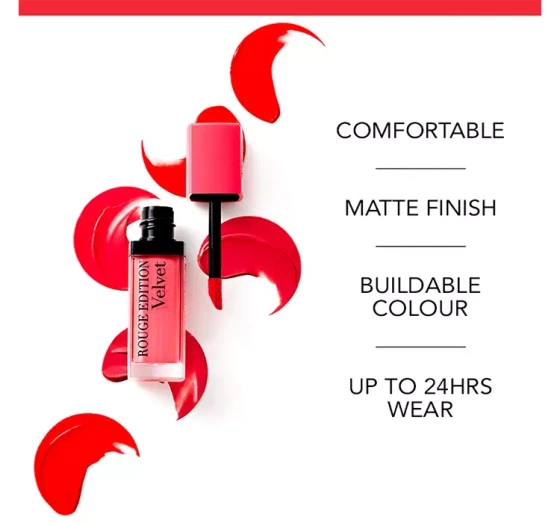 BOURJOIS МАТОВАЯ ПОМАДА ROUGE EDITION VELVET 07 NUDE IST 7,7МЛ
