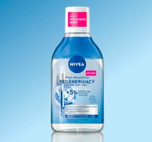 NIVEA ДВОФАЗНИЙ ВІДНОВЛЮЮЧИЙ МІЦЕЛЛЯРНИЙ ФЛЮЇД ДЛЯ ОБЛИЧЧЯ З 5% СИРОВАТКИ 400МЛ