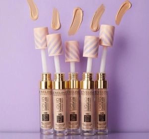 Eveline Cosmetics Liquid Camouflage криючий коректор для обличчя з гіалуроновою кислотою 02 Light Vanilla 7 мл