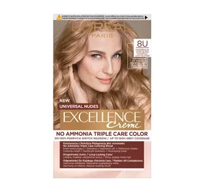 L'Oréal Paris Excellence Créme Universal Nudes стійка фарба для волосся без аміаку 8U