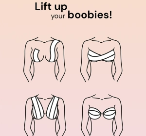 MORE4CARE LUXURY BOOB SHAPER СТРІЧКА ДЛЯ БЮСТА NUDE BEIGE 