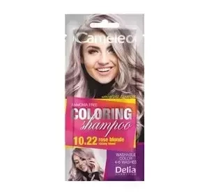 DELIA CAMELEO COLORING SHAMPOO ОТТЕНОЧНЫЙ ШАМПУНЬ В ПАКЕТИКЕ 10.22 ROSE BLONDE 40МЛ
