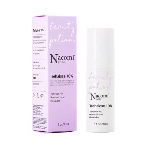 Натисніть на картинку, щоб її збільшити NACOMI NEXT LEVEL BEAUTY POTION TREHALOSIS 10% СИРОВАТКА ДЛЯ ОБЛИЧЧЯ 30МЛ