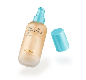 KIKO Milano After Sun Shimmering Oil увлажняющее масло для тела и волос с эффектом сияния 100 мл