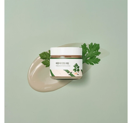 Нажмите на картинку, чтобы ее увеличить Round LAB Mugwort успокаивающий крем для лица 80 мл