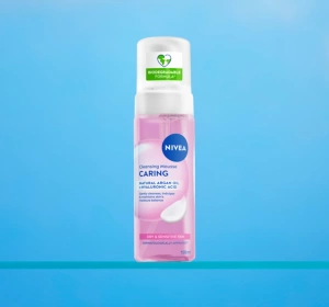 NIVEA CARING ОЧИЩАЮЧА ПІНКА ДЛЯ ОБЛИЧЧЯ 150МЛ