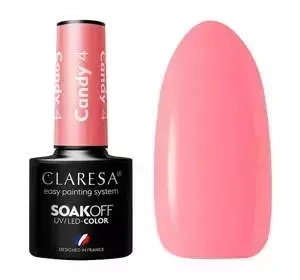CLARESA SOAK OFF ГЕЛЬ-ЛАК CANDY 4 5МЛ