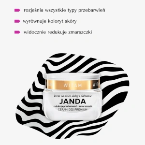 Janda Ceramides Premium крем з підвищеною ефективністю для зменшення змін кольору шкіри та зморшок 50 мл