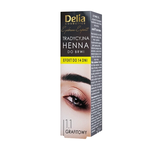 DELIA  ТРАДИЦИОННАЯ ХНА ДЛЯ БРОВЕЙ ГРАФИТОВЫЙ  1.1