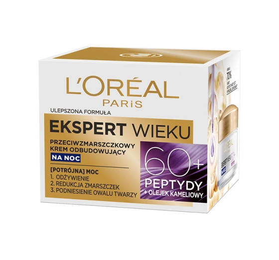 LOREAL ЕКСПЕРТ ВІКУ ВІДНОВЛЮВАЛЬНИЙ НІЧНИЙ КРЕМ 60+