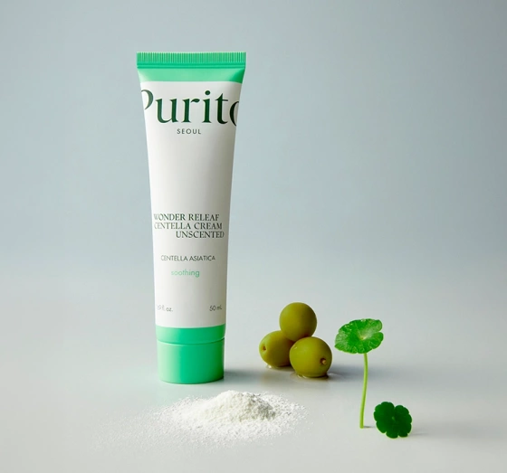 Purito Wonder Releaf Centella крем для лица без ароматизаторов 15 мл