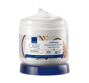 AVON CARE УНИВЕРСАЛЬНЫЙ КРЕМ ДЛЯ ЛИЦА, РУК И ВСЕГО ТЕЛА С КОКОСОВЫМ МАСЛОМ 400МЛ