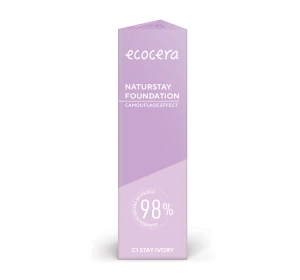 ECOCERA NATURSTAY CAMOUFLAGE EFFECT ТОНАЛЬНИЙ ЗАСІБ ДЛЯ ОБЛИЧЧЯ C1 STAY IVORY 30МЛ