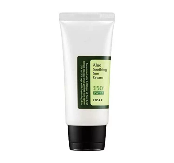 COSRX ALOE SOOTHING SUNCREAM СОНЦЕЗАХИСНИЙ КРЕМ ДЛЯ ОБЛИЧЧЯ  SPF50/PA+++ 50МЛ