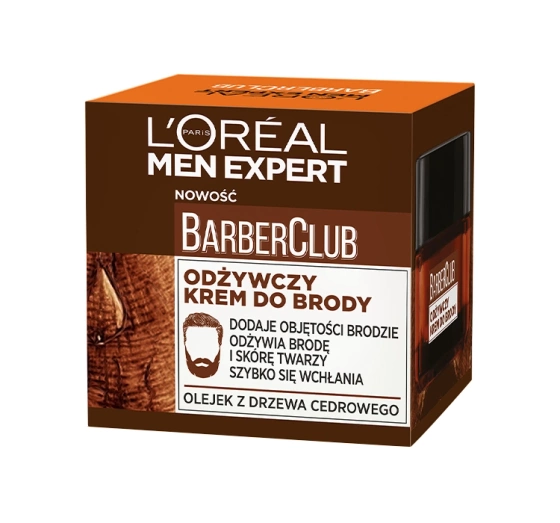 LOREAL MEN EXPERT BARBER CLUB ЖИВИЛЬНИЙ КРЕМ ДЛЯ БОРОДИ 50МЛ