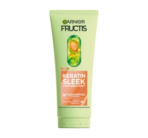 Garnier Fructis Keratin Sleek шампунь для сухого та пухнастого волосся 200 мл
