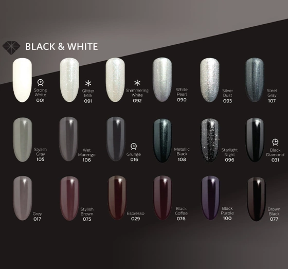 SEMILAC ГІБРИДНИЙ ЛАК УФ BLACK PURPLE 100
