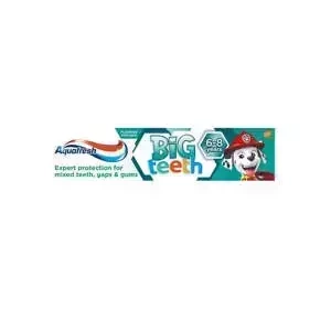 AQUAFRESH BIG TEETH PSI PATROL ЗУБНАЯ ПАСТА ДЛЯ ДЕТЕЙ 6-8 ЛЕТ 50МЛ