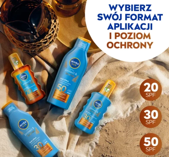 NIVEA SUN PROTECT & BRONZE СПРЕЙ ДЛЯ АКТИВАЦИИ ЗАГАРА SPF30 200МЛ