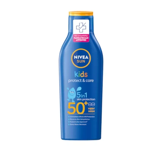 NIVEA SUN KIDS PROTECT & CARE БАЛЬЗАМ ДЛЯ ДІТЕЙ З ДУЖЕ ВИСОКИМ РІВНЕМ ЗАХИСТУ SPF50+ 200МЛ