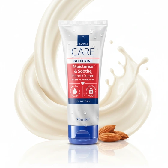 Avon Care Glycerine увлажняюще-разглаживающий крем для рук 75 мл