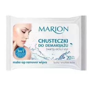 MARION САЛФЕТКИ ДЛЯ СНЯТИЯ МАКИЯЖА ЛИЦА СУХАЯ КОЖА