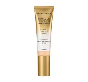 MAX FACTOR MIRACLE SECOND SKIN ТОНАЛЬНИЙ ЗАСІБ 01 FAIR 30МЛ