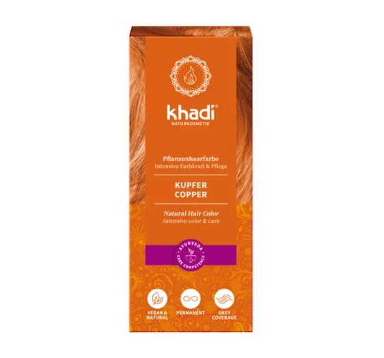 KHADI NATURAL HAIR COLOR ХНА ДЛЯ ВОЛОССЯ COPPER 100Г