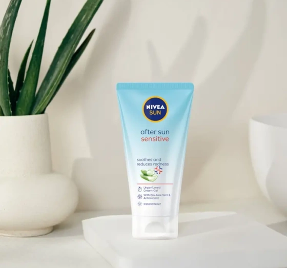 NIVEA SUN AFTER SUN SENSITIVE ЗАСПОКІЙЛИВИЙ КРЕМ-ГЕЛЬ ПІСЛЯ ЗАСМАГИ 175МЛ