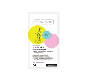 BIELENDA BEAUTY MOLECULES МОЛЕКУЛЯРНА НІАЦИНАМІДОВА МАСКА ДЛЯ ОБЛИЧЧЯ