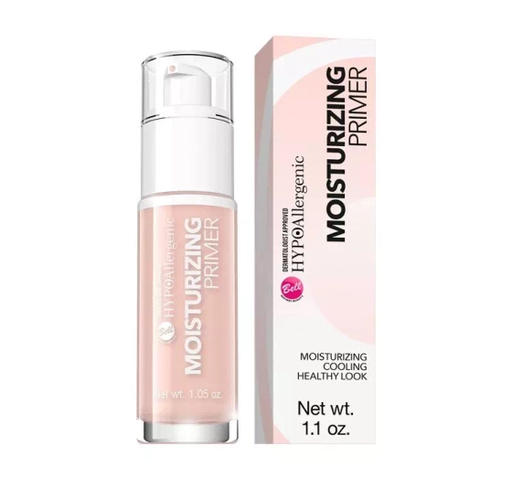 BELL HYPOALLERGENIC MOISTURIZING PRIMER УВЛАЖНЯЮЩАЯ И УСПОКАИВАЮЩАЯ БАЗА ПОД МАКИЯЖ 30Г