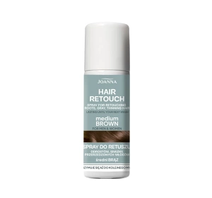 Joanna Hair Retouch спрей для маскування відрослих коренів середньо-коричневий 75 мл